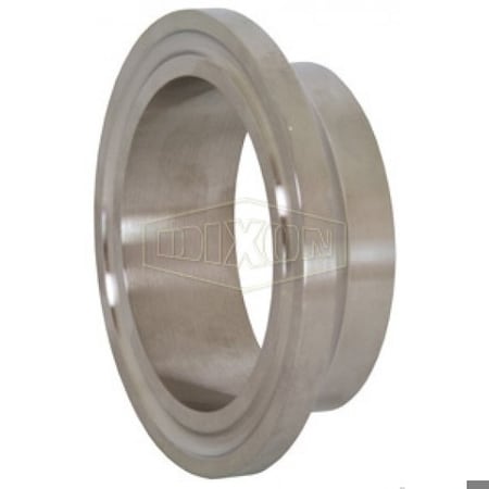 Dixon Weld Ferrule, 3 in Nominal, Q-Line End Style, 304 SS, Domestic 14WQ-G300